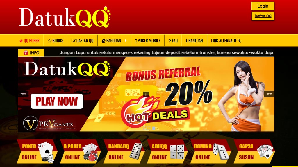 Situs qq poker online resmi